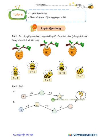 Bài 10: Luyện tập chung