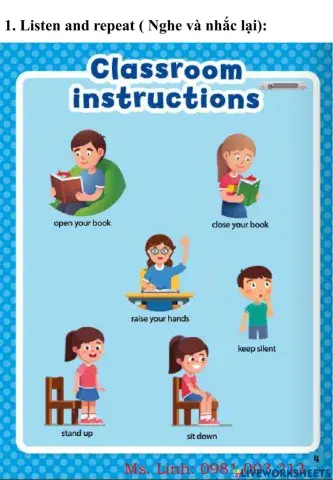 Classroom Instructions