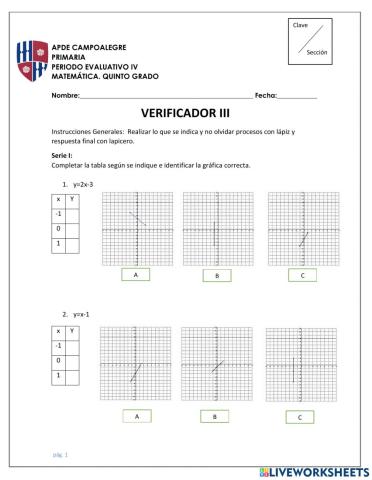 Verificador III U IV