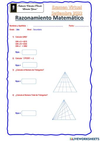 Raz Matematica2do sec