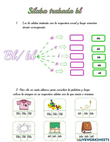 Silabas bl