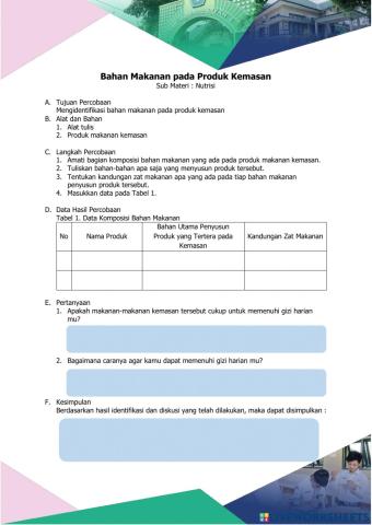 LKPD Nutrisi kelas VIII