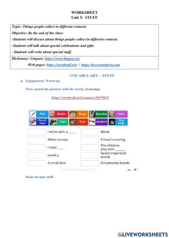 Stuff: favorite items