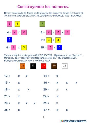 Construyendo Números