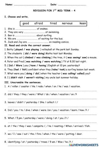 EU5 1stmidterm Revision 4