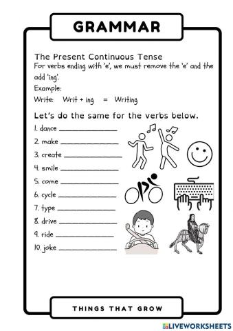 Present Continuous Tense