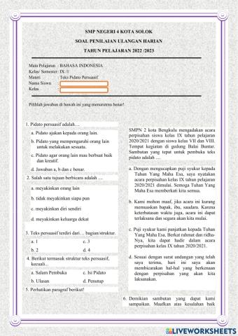 Uh teks pidato persuasif