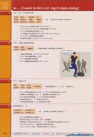 Gerund or infinitive