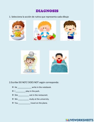 Diagnóstico inglés