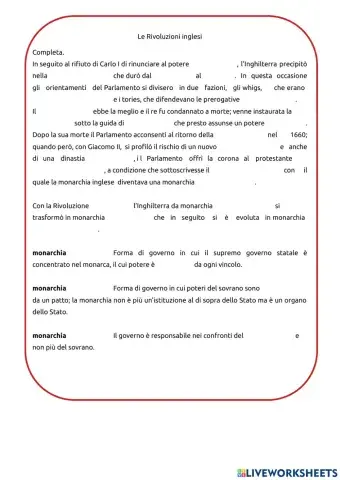 Le Rivoluzioni inglesi