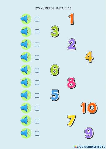 Contamos hasta el 10