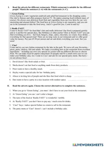 Gateway A2 Unit 6 Reading