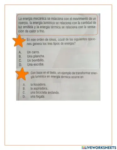 Icfes . ciencias 5°