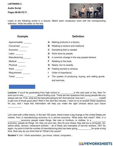 Job evolution job market