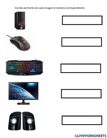 Partes del  computador