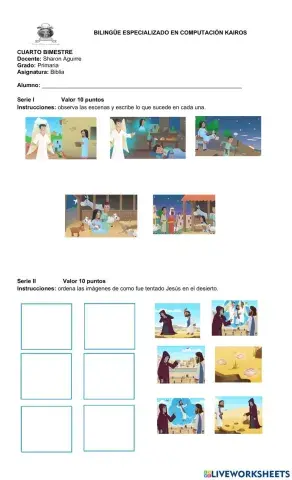 Examen biblia (primaria)