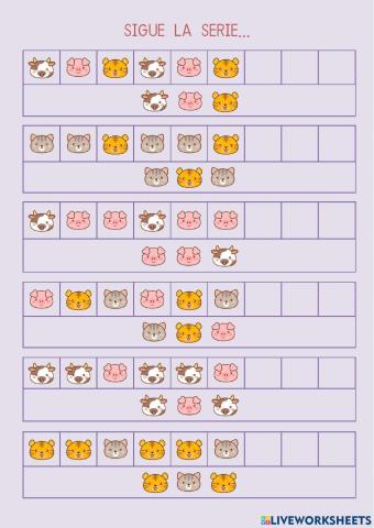 Series numéricas con imágenes