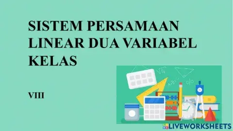 Media Pembelejaran SPLDV