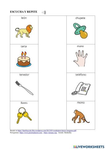 Vocabulario Básico 7