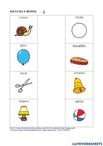 Vocabulario Básico 9