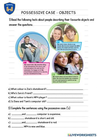 Possessive case  - objects