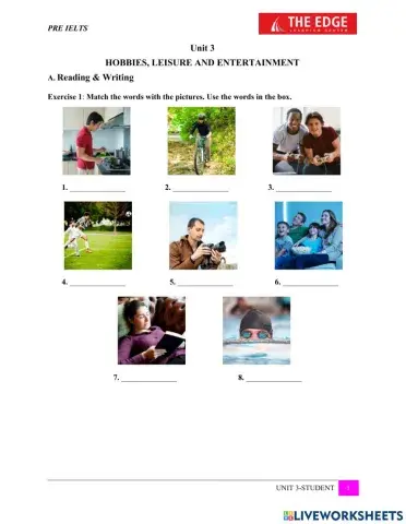 Mindset for ielts foundation -unit3- reading & writing