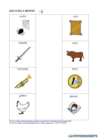 Vocabulario básico 15