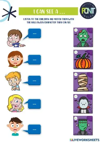 Halloween characters