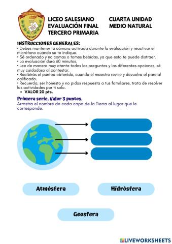 Evaluación de Medio Natural