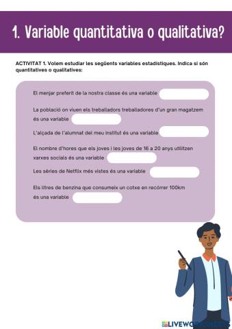 1. Variable quantitativa o qualitativa?