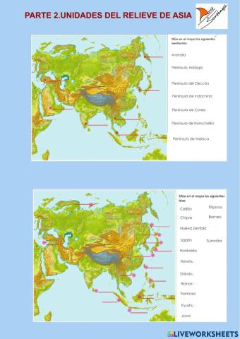 Relieve de Asia parte 2