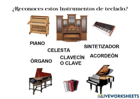 Instrumentos de teclado