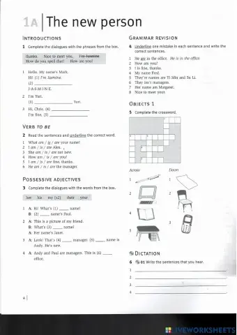 Straightforward Elem UNIT 1A