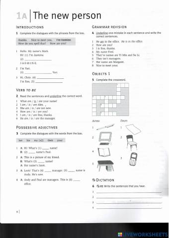 Straightforward Elem UNIT 1A