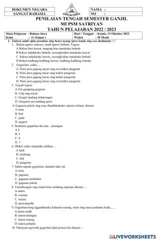 Pts 4 bahasa jawa okto 2022