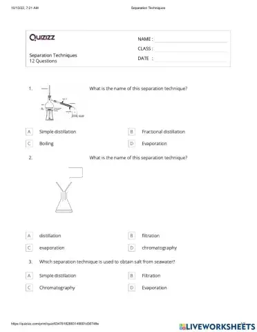 Separation Techniques