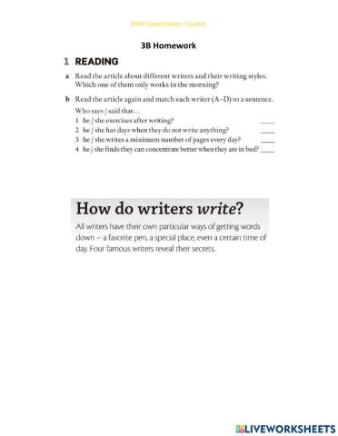 3B Upper Intermediate