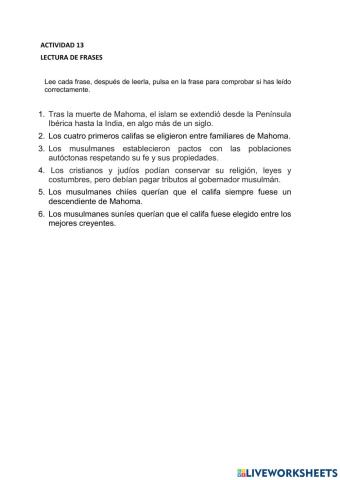 Características del islam