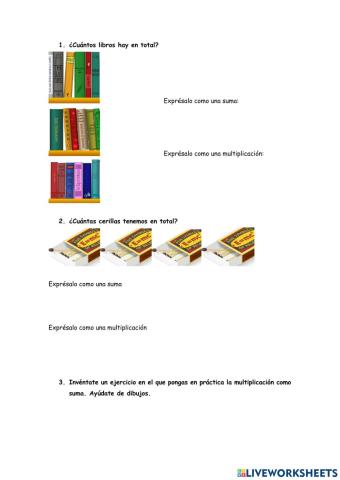 Multiplicación como suma