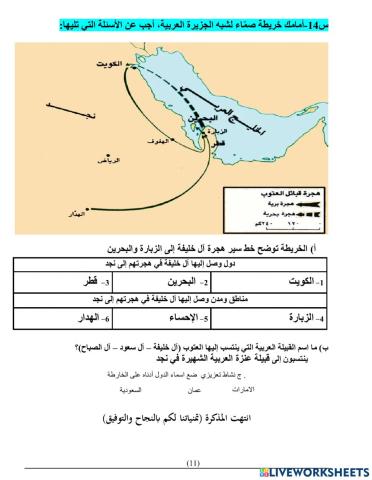 درس هجرة آل خليفة