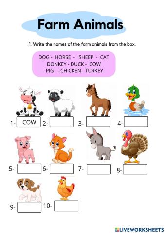 Farm animals