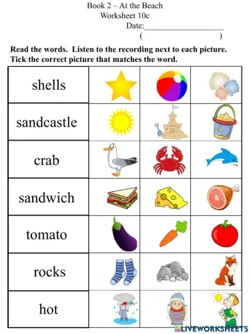 10c Word Picture Association