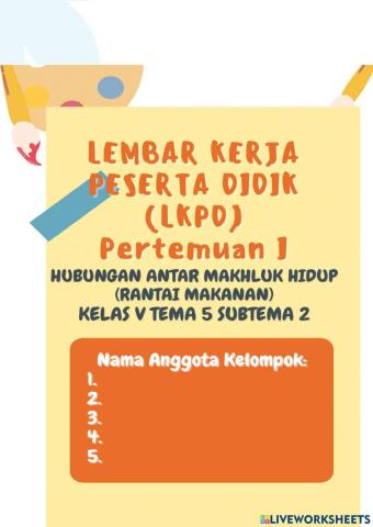 Lkpd tema 5 subtema 2