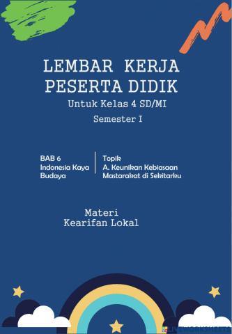 LKPD-materi kearifan lokal-IPS kelas 4