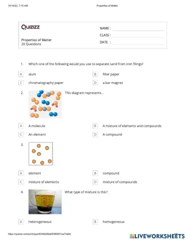 Chemical change
