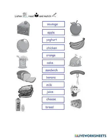 Food listening. Kinder