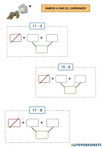 Restas por descomposición