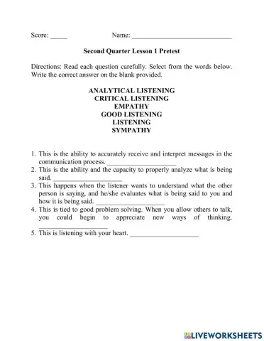 Analytical Listening