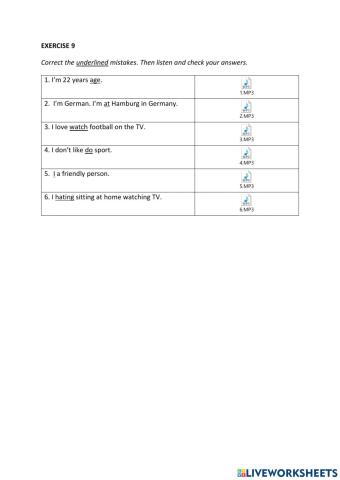 IE0, Unit 4, Language Builder, Exercise 9