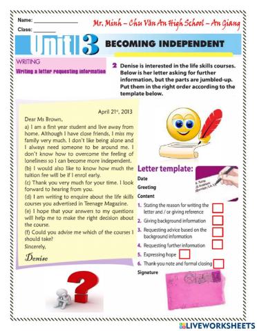 English11-Unit 3-Writing-Looking Back